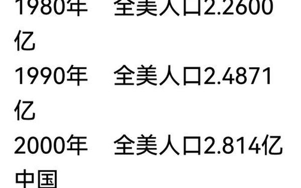 美国实际人口17亿、美国实际人口17亿怎么理解